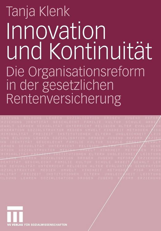 Produktbild: Innovation und Kontinuit&auml;t