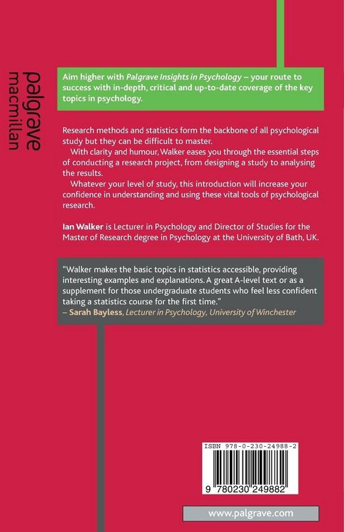 Produktbild: Research Methods and Statistics