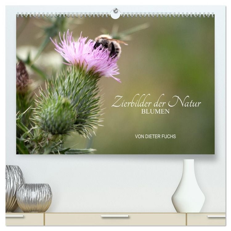 Produktbild: Zierbilder der Natur BLUMEN (hochwertiger Premium Wandkalender 2026 DIN A2 quer), Kunstdruck in Hochglanz