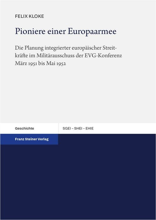 Produktbild: Pioniere einer Europaarmee