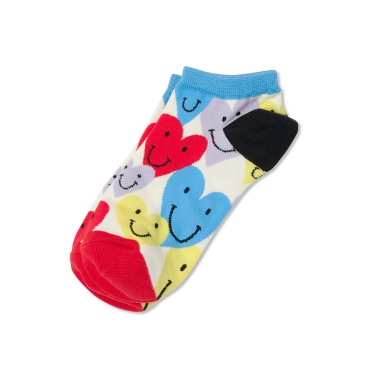 Produktbild: Sneaker Socken "Funny Hearts", Größe 36-41