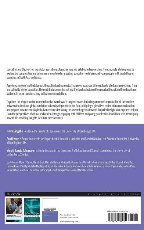 Produktbild: Education and Disability in the Global South