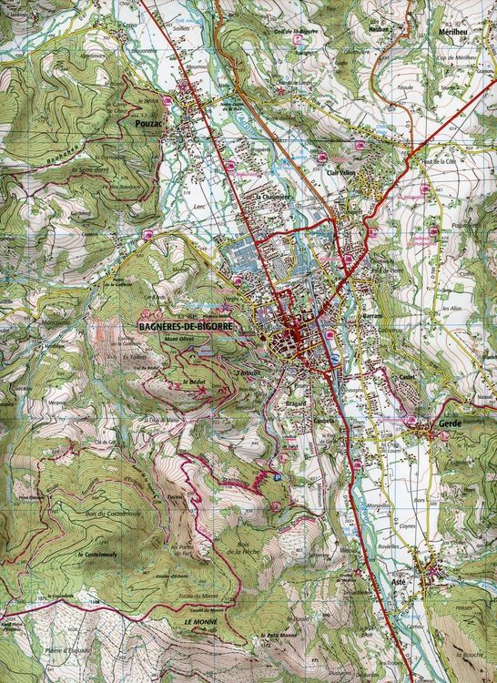 Produktbild: Bagneres Bigorre 1:25 000