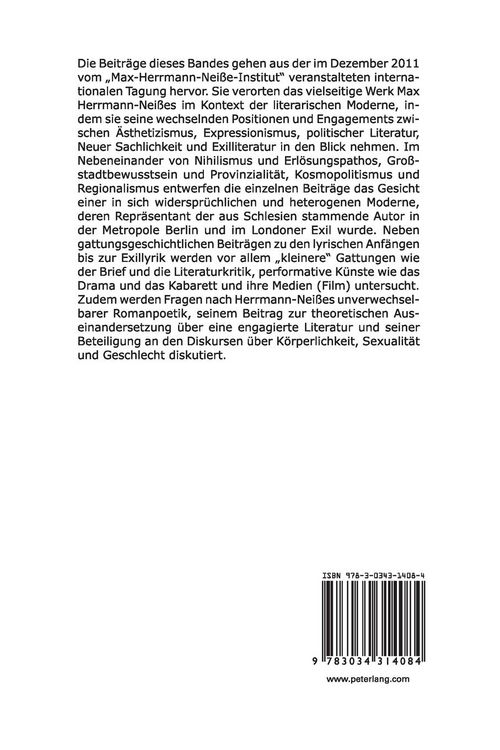 Produktbild: Exzentrische Moderne: Max Herrmann-Nei&szlig;e (1886-1941)