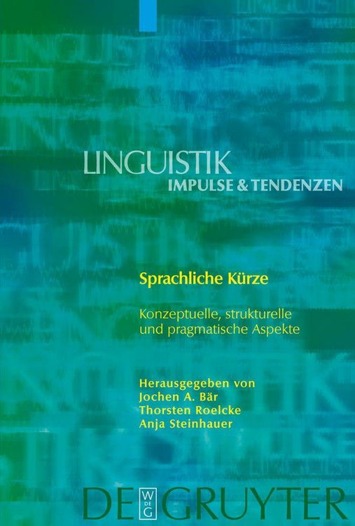 Produktbild: Sprachliche K&uuml;rze
