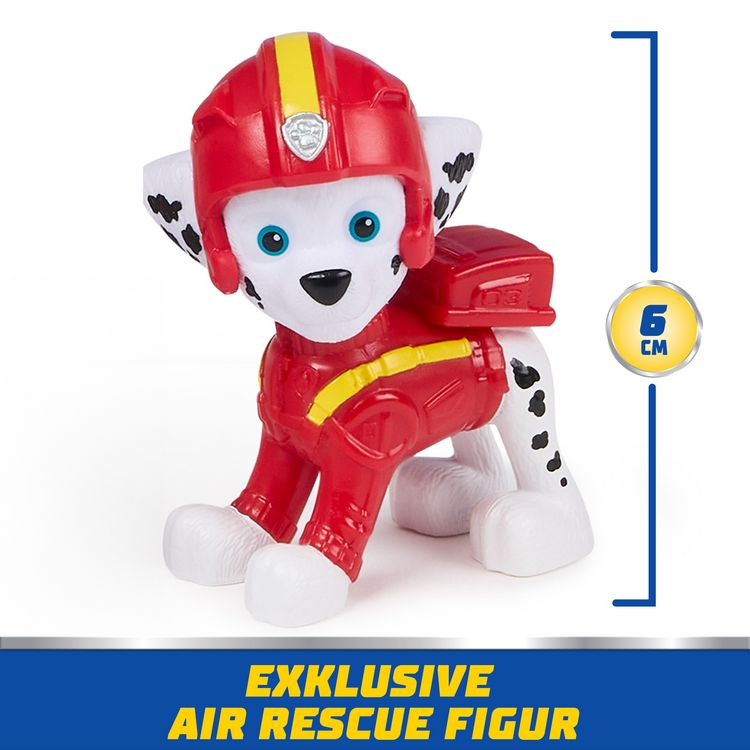 Produktbild: PAW Patrol Air Rescue - Marshalls Feuerwehrflugzeug mit Geschoss-Abwurf und Marshall Spielfigur (Basis Fahrzeug)&nbsp;
