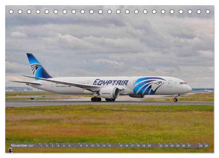 Produktbild: Flugzeuge zwischen Himmel und Erde (Tischkalender 2027 DIN A5 quer), CALVENDO Monatskalender