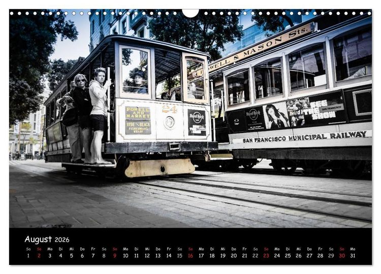 Produktbild: San Francisco - street view (Wandkalender 2026 DIN A3 quer), CALVENDO Monatskalender