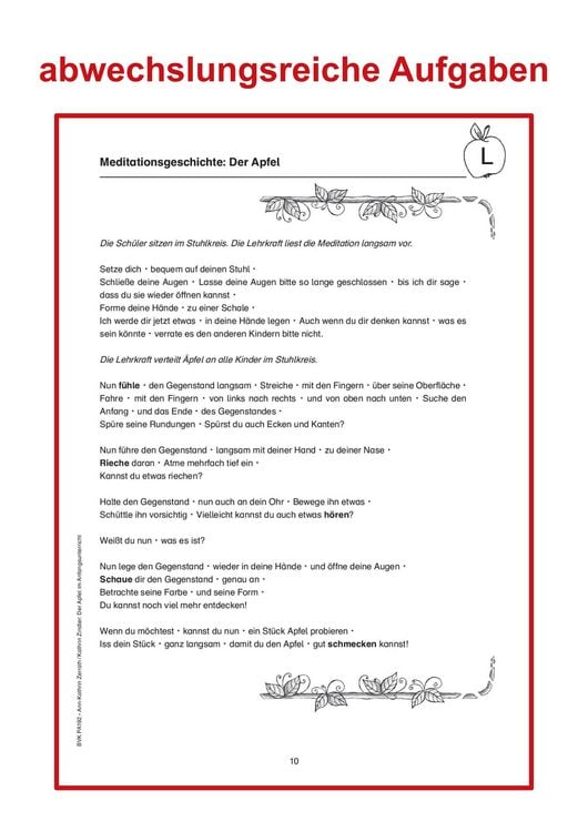 Produktbild: Der Apfel im Anfangsunterricht