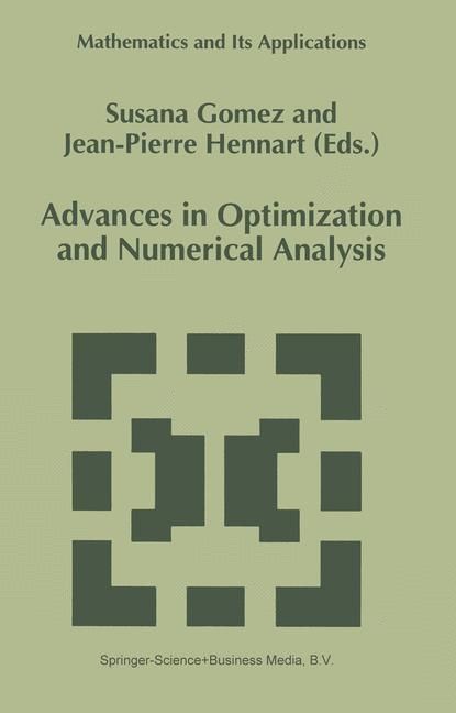 Produktbild: Advances in Optimization and Numerical Analysis