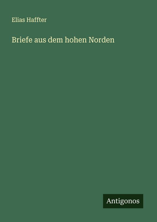 Produktbild: Briefe aus dem hohen Norden