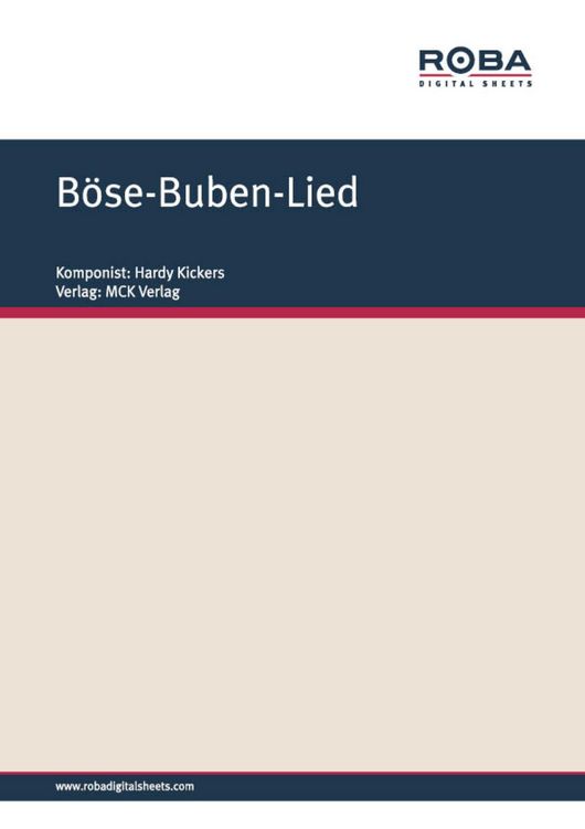 Produktbild: B&ouml;se-Buben-Lied