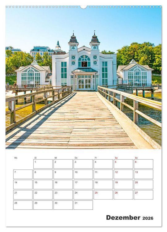 Produktbild: R&uuml;gen - Terminplaner (Wandkalender 2026 DIN A2 hoch), CALVENDO Monatskalender