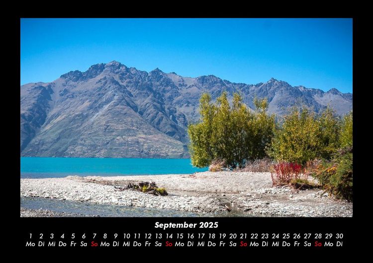 Produktbild: Die Seen der Erde 2025 Fotokalender DIN A3