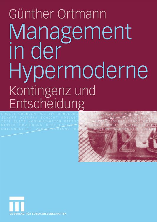 Produktbild: Management in der Hypermoderne