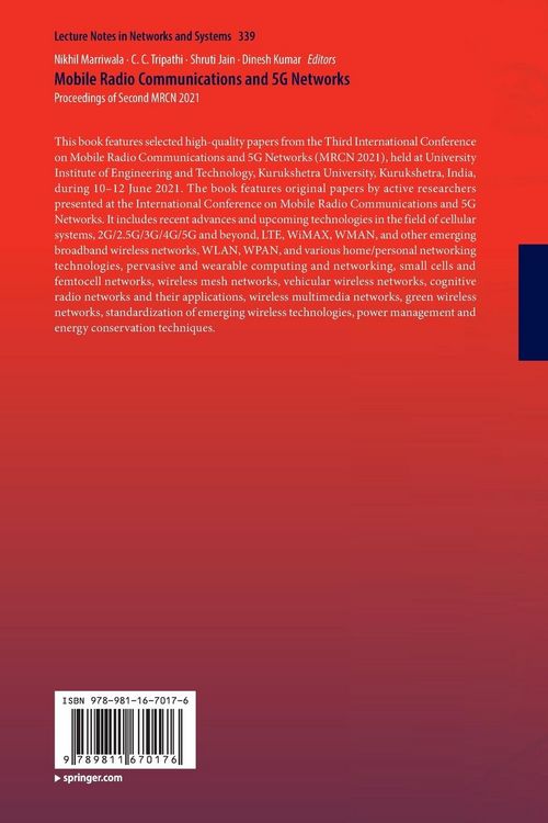 Produktbild: Mobile Radio Communications and 5G Networks