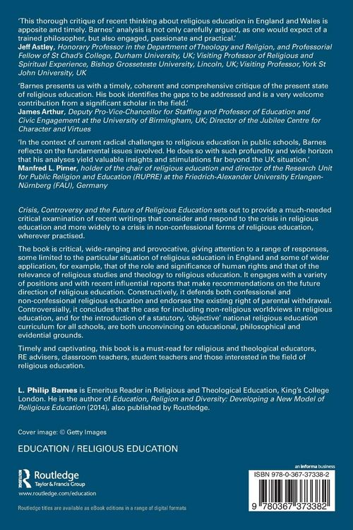 Produktbild: Crisis, Controversy and the Future of Religious Education