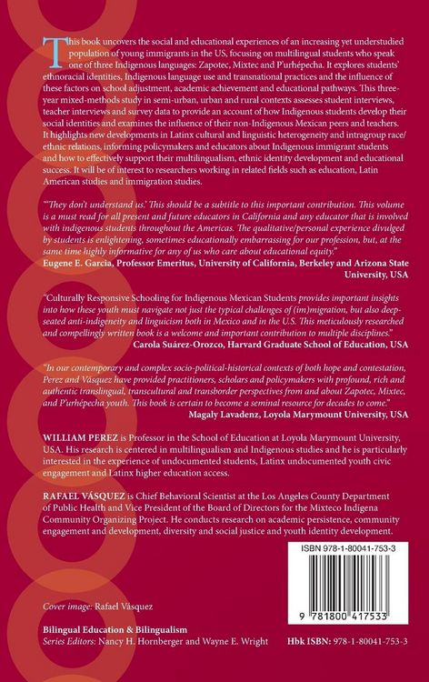 Produktbild: Culturally Responsive Schooling for Indigenous Mexican Students