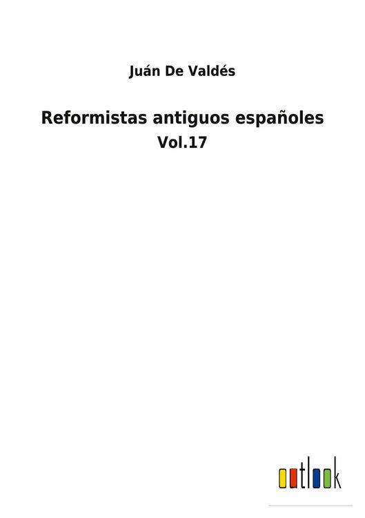 Produktbild: Reformistas antiguos espa&ntilde;oles