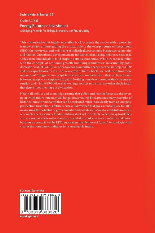 Produktbild: Energy Return on Investment