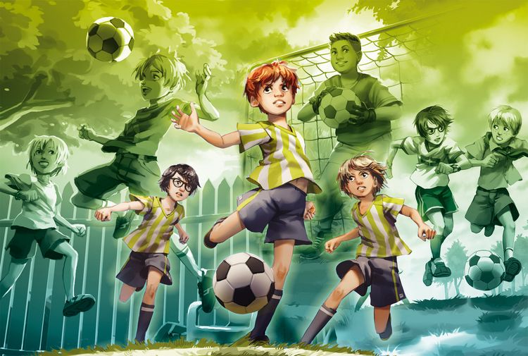 Produktbild: Die Fussballbande, Am Ball bleiben, 150 Teile