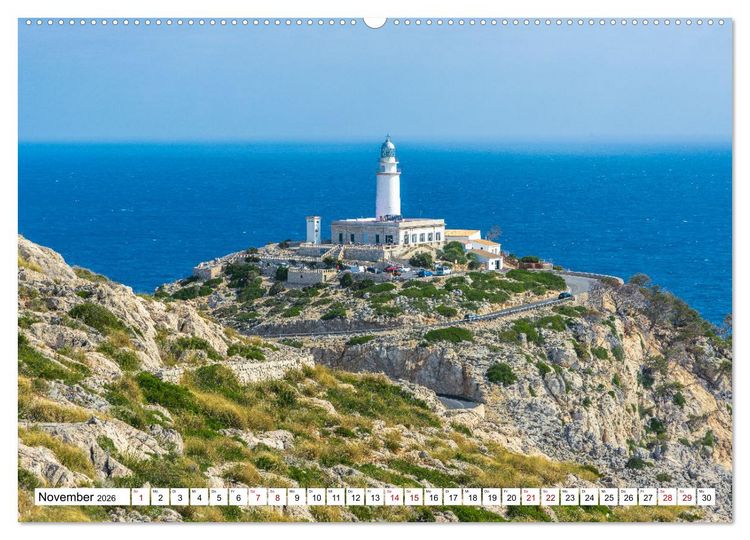 Produktbild: Mallorca - Insel der Landschaftstr&auml;ume (hochwertiger Premium Wandkalender 2026 DIN A2 quer), Kunstdruck in Hochglanz