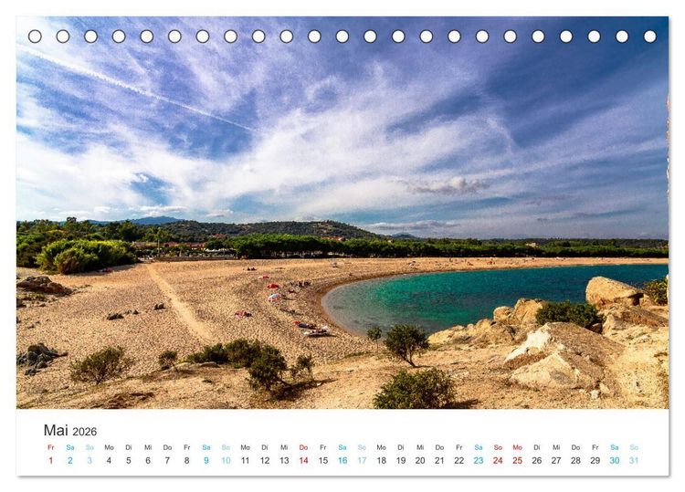 Produktbild: Sardinien - Impressionen Einer Mittelmeerperle (Tischkalender 2026 DIN A5 quer), CALVENDO Monatskalender