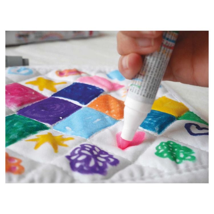 Produktbild: KREUL Textilmarker Junior medium 2-4mm 5 St&uuml;ck Kartonetui