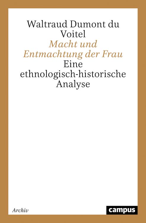 Produktbild: Macht und Entmachtung der Frau