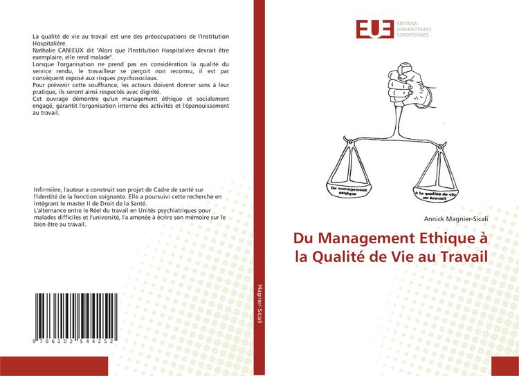 Produktbild: Du Management Ethique &agrave; la Qualit&eacute; de Vie au Travail