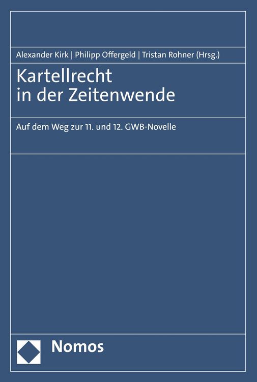 Produktbild: Kartellrecht in der Zeitenwende