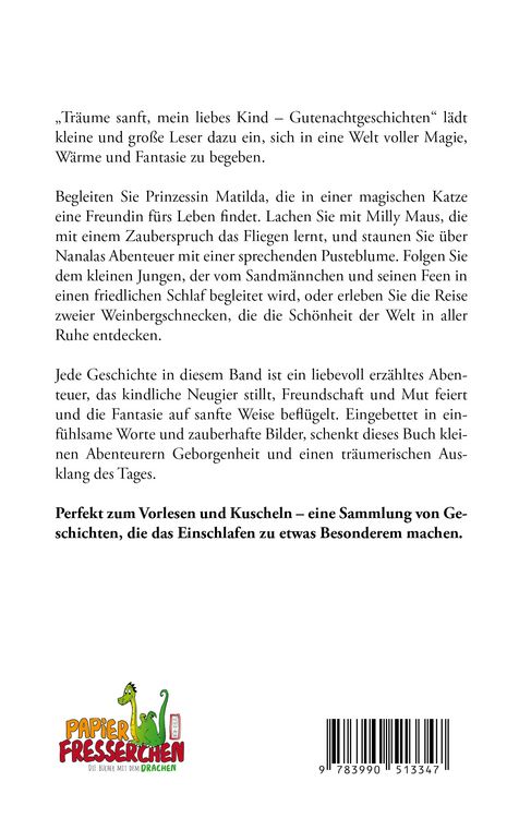 Produktbild: Tr&auml;ume sanft, mein liebes Kind - Gutenachtgeschichten
