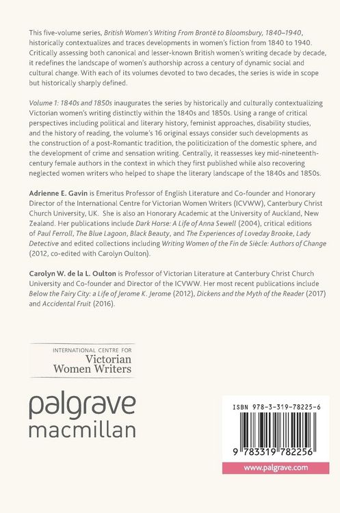 Produktbild: British Women's Writing from Bront&euml; to Bloomsbury, Volume 1