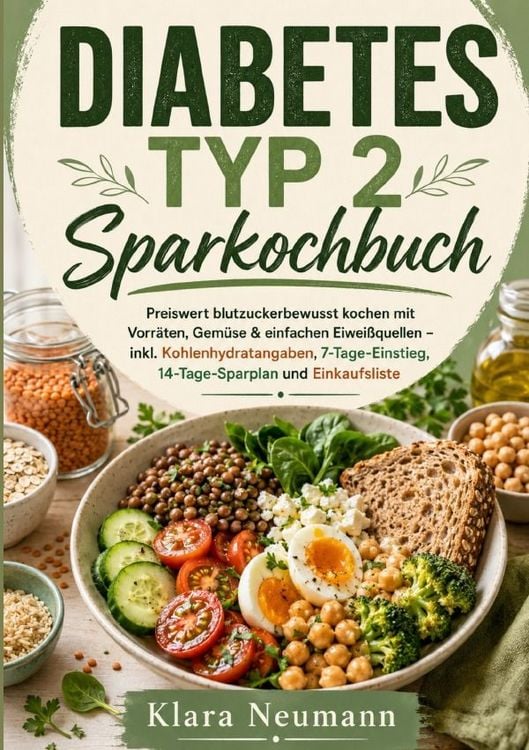 Produktbild: Diabetes Typ 2 Sparkochbuch
