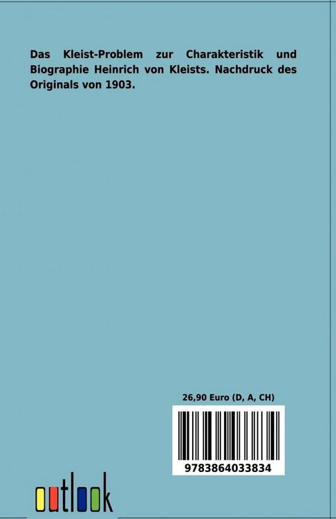Produktbild: Das Kleist-Problem