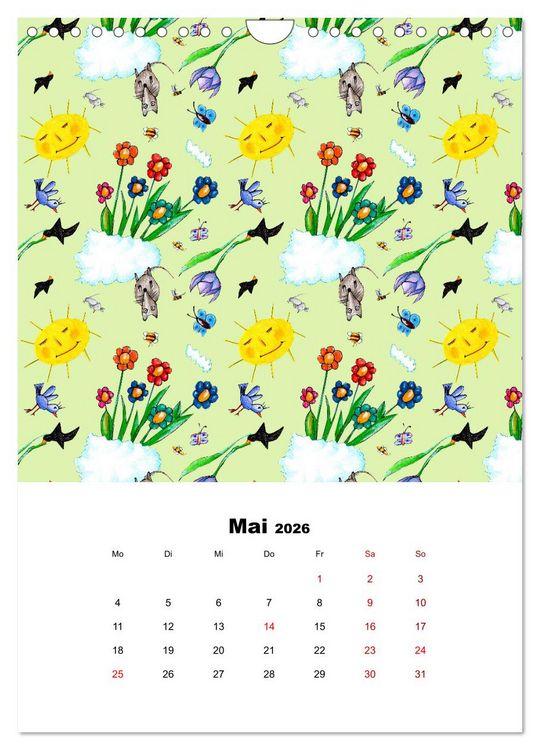 Produktbild: MUSTERMACKE (Wandkalender 2026 DIN A4 hoch), CALVENDO Monatskalender