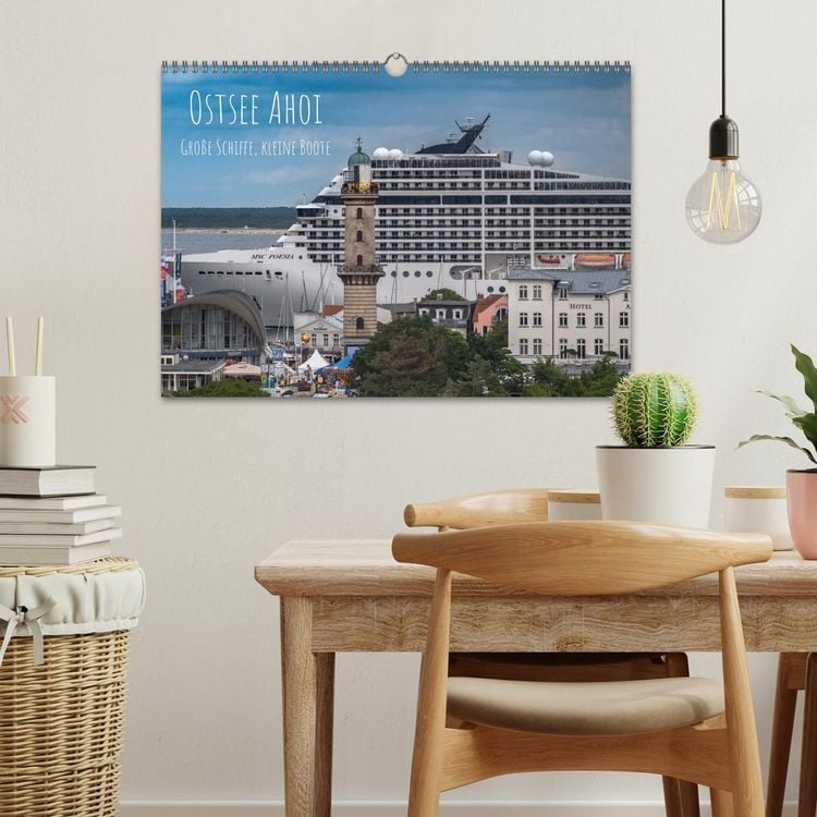 Produktbild: Ostsee Ahoi - Gro&szlig;e Schiffe, kleine Boote (Wandkalender 2027 DIN A3 quer), CALVENDO Monatskalender