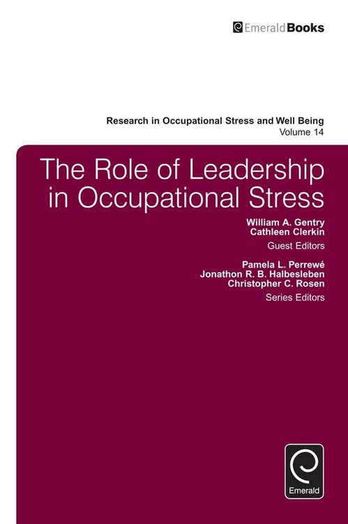 Produktbild: Role of Leadership in Occupational Stress