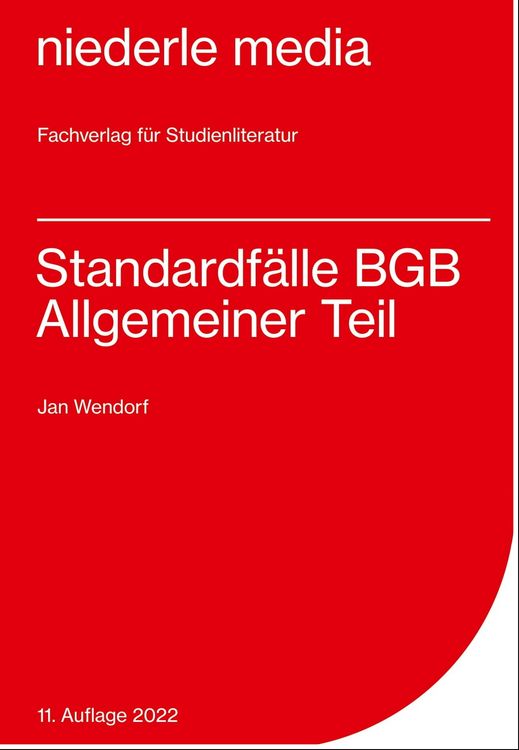 Produktbild: Standardf&auml;lle BGB AT - 2022