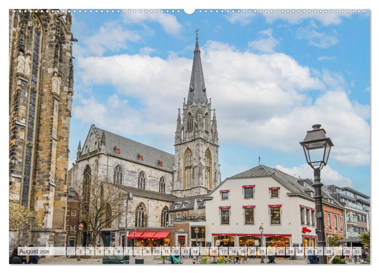 Produktbild: Aachen Impressionen (hochwertiger Premium Wandkalender 2026 DIN A2 quer), Kunstdruck in Hochglanz