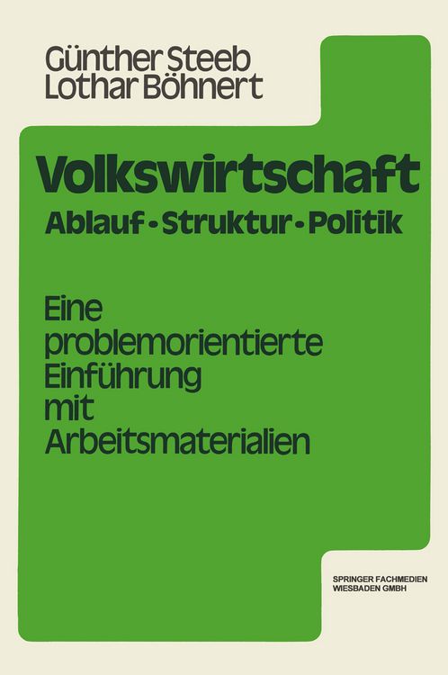 Produktbild: Volkswirtschaft