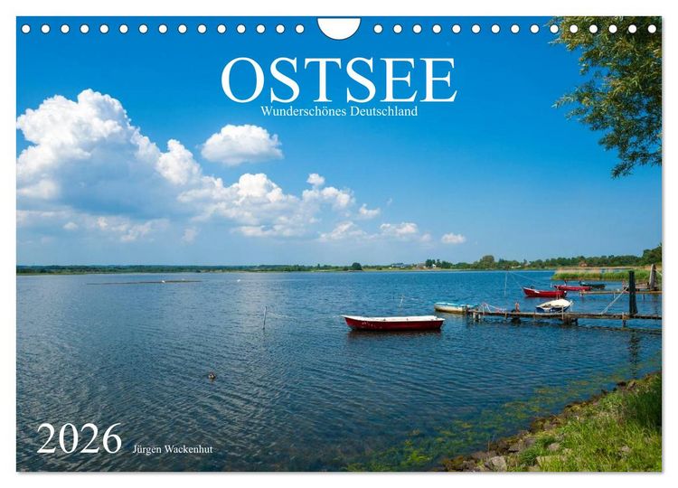 Produktbild: OSTSEE Wundersch&ouml;nes Deutschland (Wandkalender 2026 DIN A4 quer), CALVENDO Monatskalender
