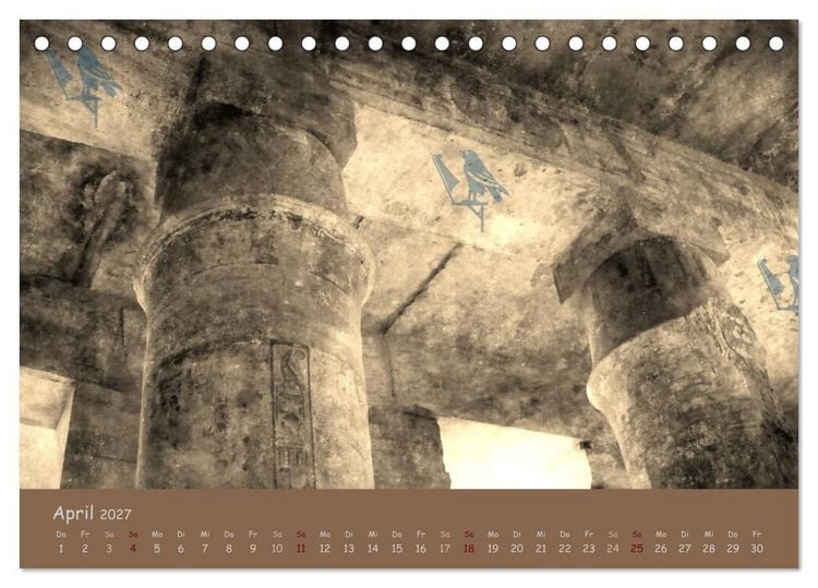 Produktbild: &Auml;gypten Nostalgie & Antike 2027 (Tischkalender 2027 DIN A5 quer), CALVENDO Monatskalender