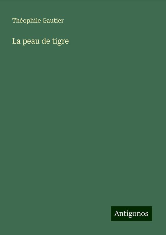 La peau de tigre