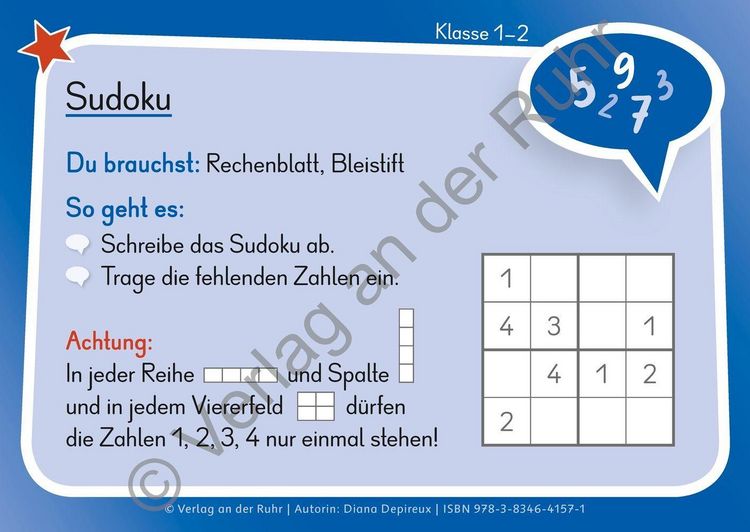 Produktbild: Eine Kartei f&uuml;r den Matheunterricht &ndash; Klasse 1/2