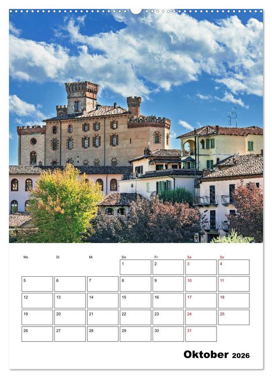 Produktbild: Piemont - Impressionen aus Norditalien (Wandkalender 2026 DIN A2 hoch), CALVENDO Monatskalender