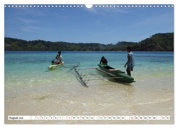 Produktbild: Papua-Neuguinea Geheimnisvolle Inselwelt (Wandkalender 2026 DIN A3 quer), CALVENDO Monatskalender