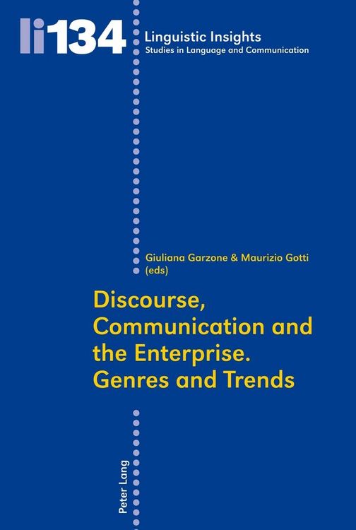 Produktbild: Discourse, Communication and the Enterprise. Genres and Trends