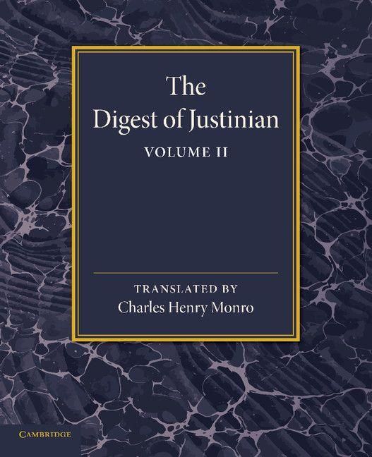 Produktbild: The Digest of Justinian