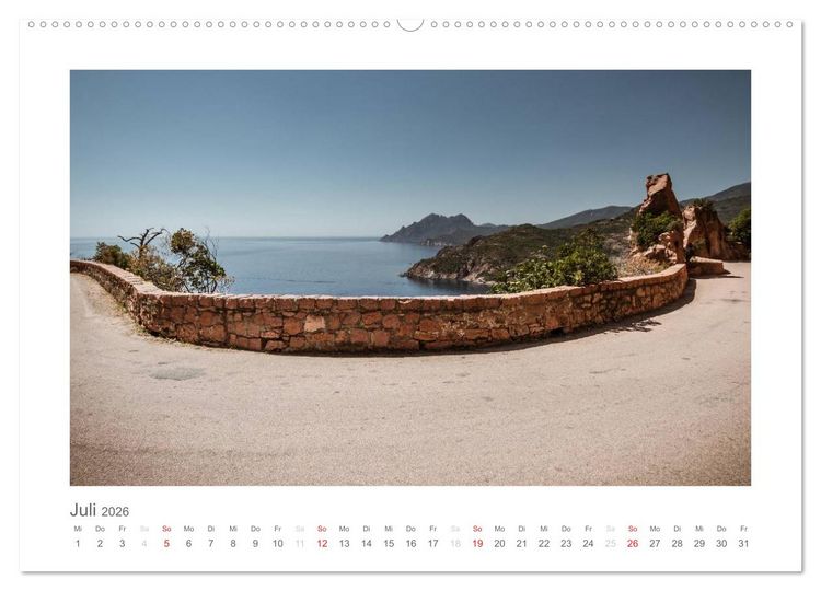 Produktbild: Die Sch&ouml;nheit Korsikas (Wandkalender 2026 DIN A2 quer), CALVENDO Monatskalender